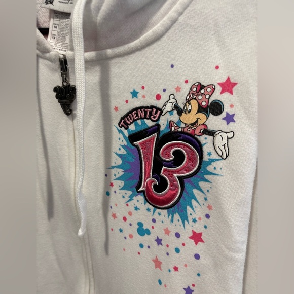 EUC- DISNEY PARKS 2013 Zip up Sweater - Picture 8 of 11
